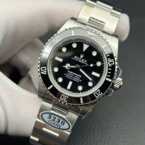 Đồng hồ Rolex Submariner No Date Replica 11 mặt đen nhà máy Clean 40mm (2)