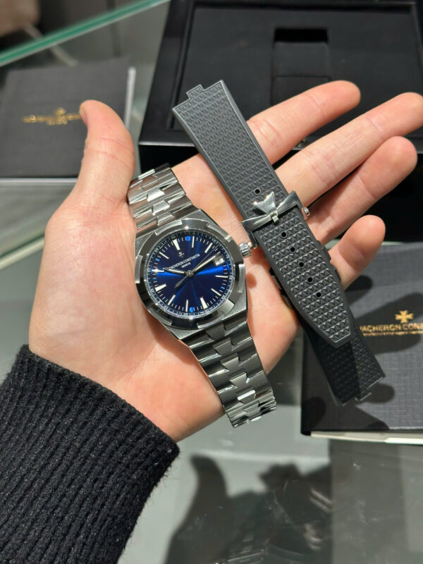 Đồng hồ Vacheron Constantin Overseas 4500V Replica 11 mặt xanh blue nhà máy MKS 41mm (2)