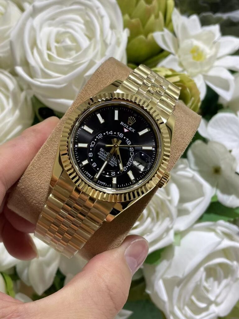 Đồng Hồ Rolex Sky-Dweller 336938-0005 nam chế tác bọc vàng 18k 40mm (4)