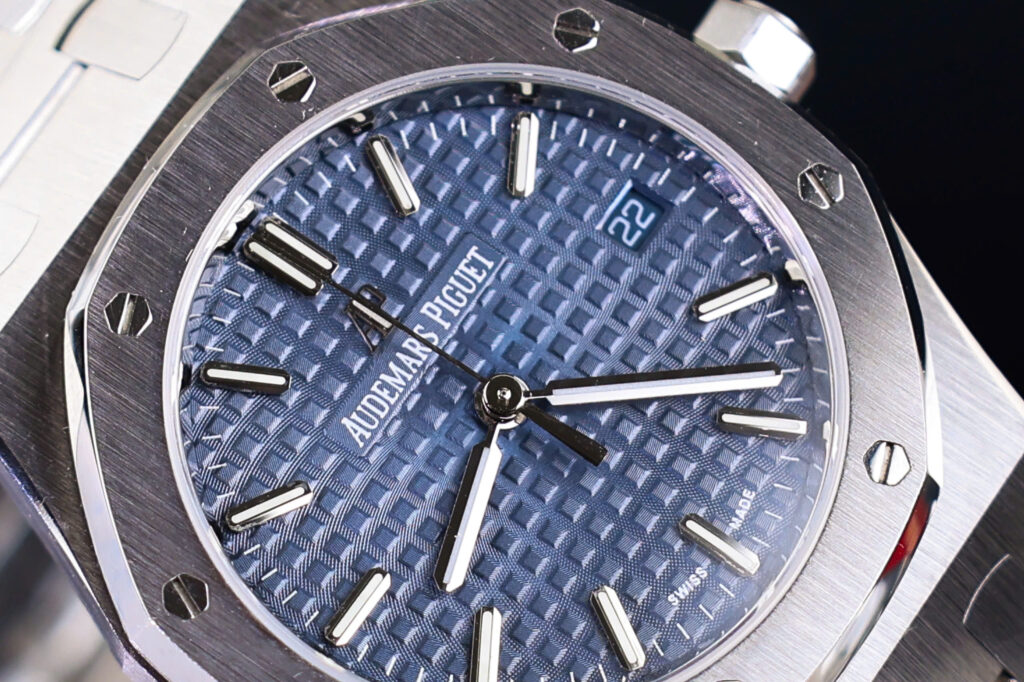 Đồng hồ Audemars Piguet Royal Oak Replica 11 nữ mặt xanh blue 34mm (2)