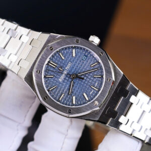 Đồng hồ Audemars Piguet Royal Oak Replica 11 nữ mặt xanh blue 34mm (2)