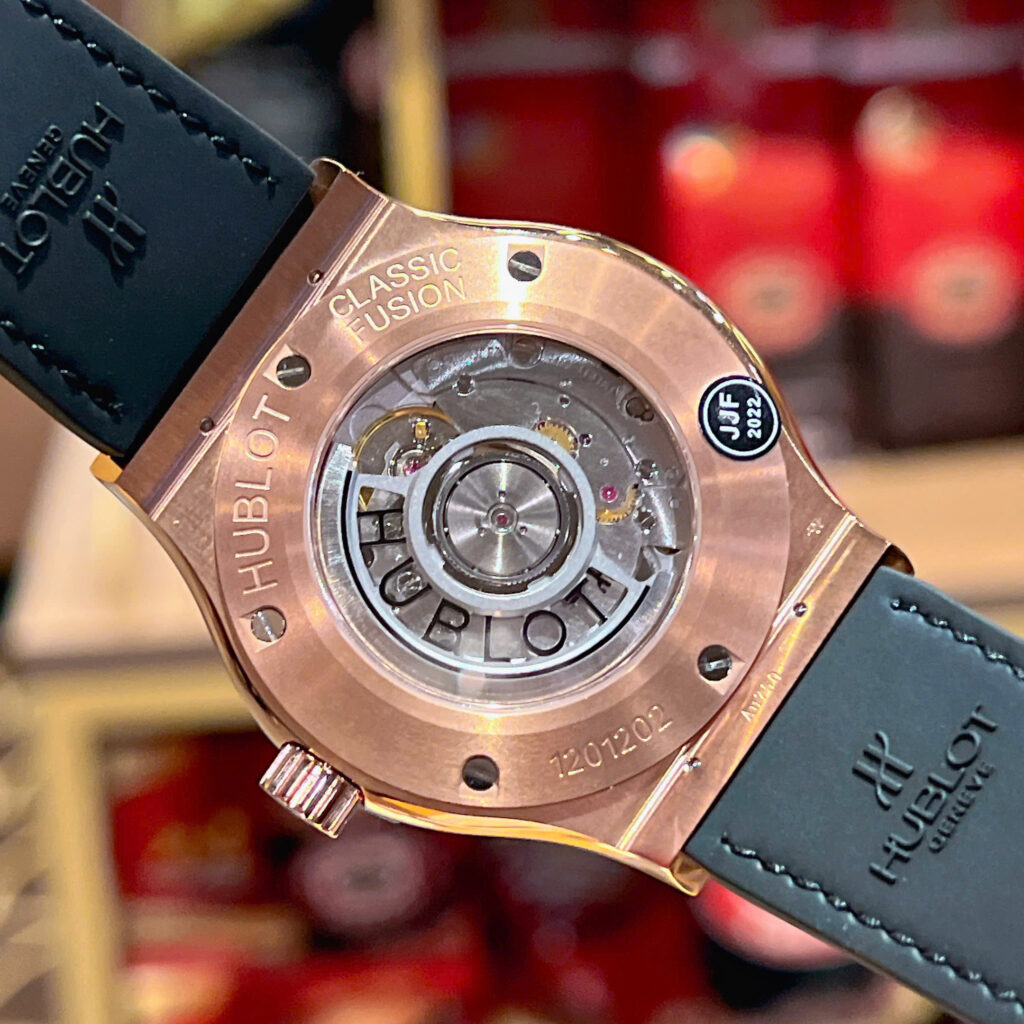 Đồng hồ Hublot Classic Fusion King Gold Replica 11 mặt xám nhà máy JJF 42mm (2)