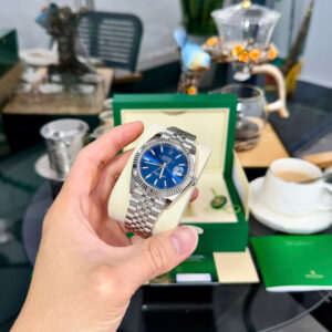 Đồng hồ Rolex DateJust 126334 Fake 11 mặt xanh blue nhà máy Clean 41mm (2)