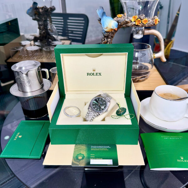 Đồng hồ Rolex DateJust 126334 Fake 11 mặt xanh lá cây nhà máy Clean 41mm (2)