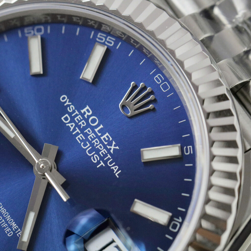 Đồng hồ Rolex DateJust 126334 Replica 11 mặt xanh blue nhà máy VS 41mm (2)