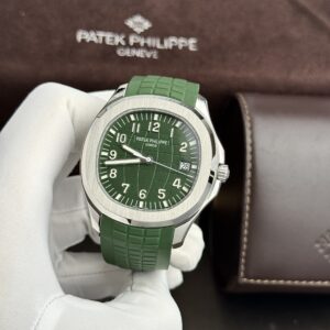 Đồng hồ Patek Philippe Aquanaut 5168 Replica 11 màu xanh lá cây nhà máy 3K 44 (2)