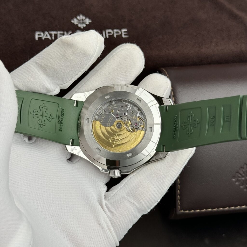 Đồng hồ Patek Philippe Aquanaut 5168 Replica 11 màu xanh lá cây nhà máy 3K 44 (2)