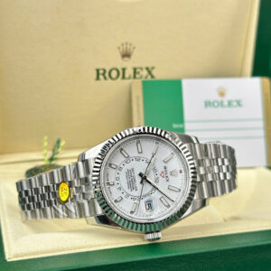 Đồng hồ Rolex Rep 1 1 Sky-Dweller 336934 mặt trắng dây jubilee ZF 42mm (2)