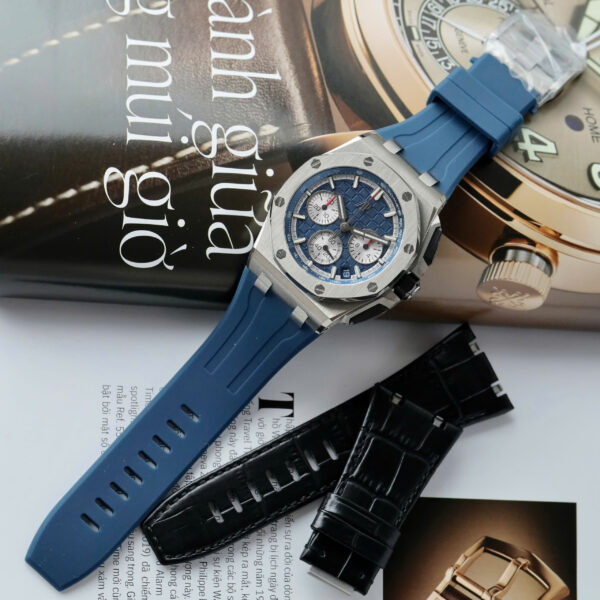 Đồng hồ Audemars Piguet Chế Tác Royal Oak Offshore 26420TI màu xanh dương 43mm (4)