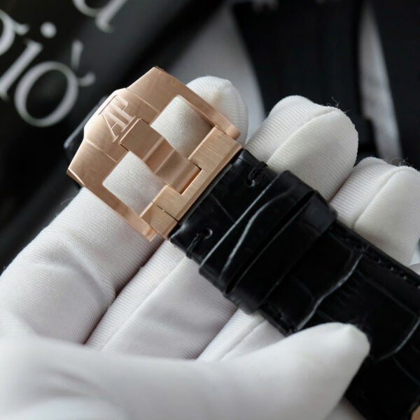 Đồng hồ Audemars Piguet Royal Rep 11 Oak Offshore Chronograph 26420 mặt đen dây cao su APP 43mm (3)
