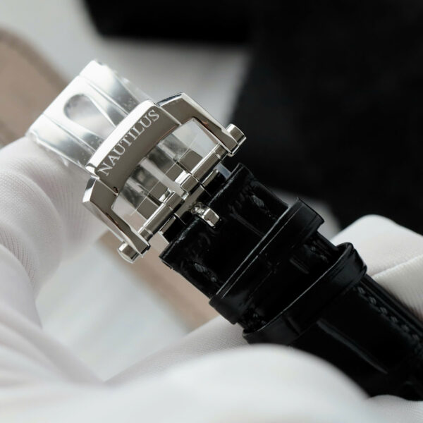 Đồng hồ Patek Philippe Nautilus 5724 Replica 11 mặt xám dây da xưởng PPF 40mm (2)