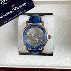 Đồng hồ Patek Philippe nam máy cơ Nhật lộ cơ xanh blue Fake cao cấp 42mm