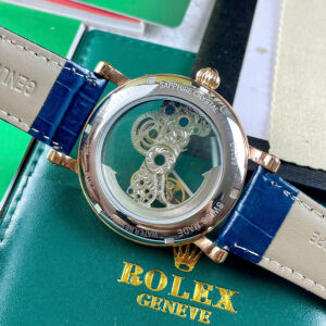 Đồng hồ Patek Philippe nam máy cơ Nhật lộ cơ xanh blue Fake cao cấp 42mm