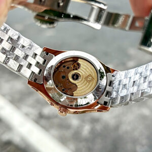 Đồng hồ Patek philipe 5205R Demi KingGold máy cơ nhật rẻ fake cao cấp 40mm