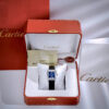 Đồng Hồ Cartier Panthere nữ đính đá mặt xanh blue fake cao cấp 27mm