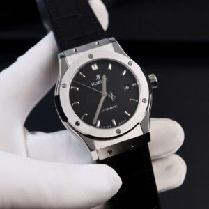 Đồng Hồ Hublot Classic Fusion ZF đen nam máy cơ nhật fake cao cấp 40mm
