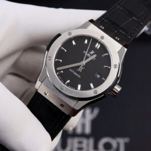Đồng Hồ Hublot Classic Fusion ZF đen nam máy cơ nhật fake cao cấp 40mm