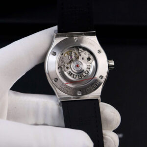 Đồng Hồ Hublot Classic Fusion ZF đen nam máy cơ nhật fake cao cấp 40mm