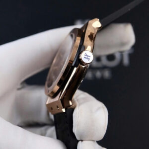 Đồng Hồ Hublot Classic Fusion ZF nam máy cơ nhật king gold mặt xám fake cao cấp 40mm