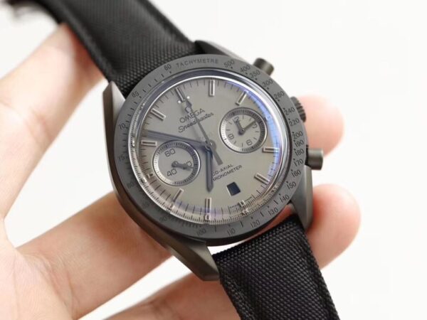 Đồng Hồ Omega Speedmaster Chronograph Chế Tác Vỏ Gốm Đen Cao Cấp Nhất 44mm