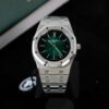 Đồng hồ Audemars Piguet Rep 11 Royal Oak Jumbo Extra-thin 16202 mặt xanh hun khói ZF 39mm (2)