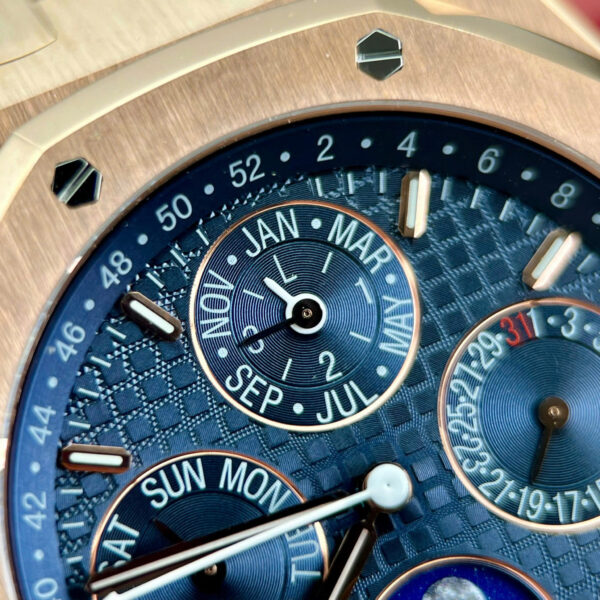 Đồng hồ Audemars Piguet Replica 11 Royal Oak 26574OR mặt xanh blue xưởng APS 41mm (2)