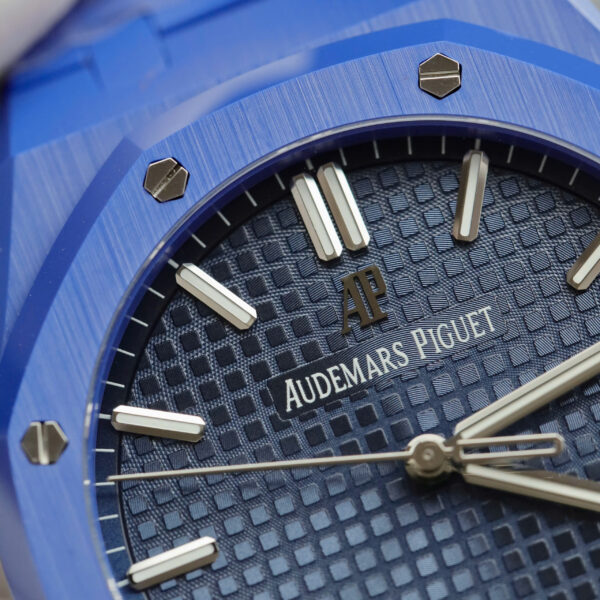 Đồng hồ Audemars Piguet Royal Oak 15500 chế tác vỏ gốm xanh xưởng APS 41mm (2)