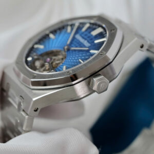 Đồng hồ Audemars Piguet Royal Oak Tourbillon Replica 11 mặt xanh dây kim loại 41mm (2)