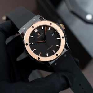 Đồng hồ Hublot Rep 11 Classic Fusion Demi Ceramic đen cao cấp nhất xưởng JJZ 42mm (7)