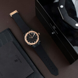 Đồng hồ Hublot Rep 11 Classic Fusion Demi Ceramic đen cao cấp nhất xưởng JJZ 42mm (7)