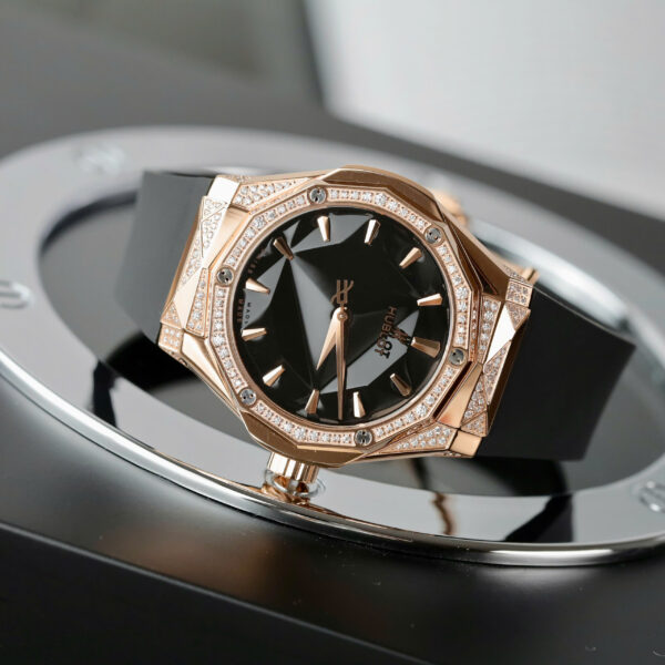 Đồng hồ Hublot Replica 1 1 Classic Fusion Orlinski King Gold nam đính đá nhà máy HB 40mm (7)