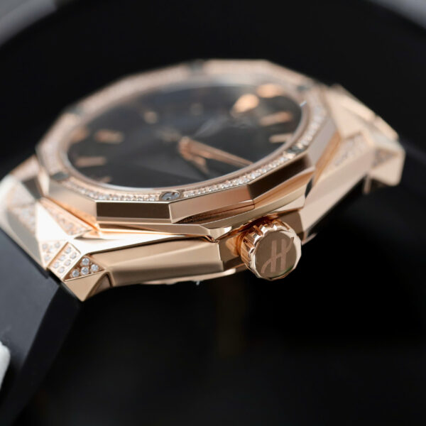 Đồng hồ Hublot Replica 1 1 Classic Fusion Orlinski King Gold nam đính đá nhà máy HB 40mm (7)