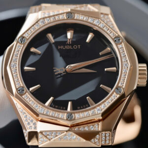 Đồng hồ Hublot Replica 1 1 Classic Fusion Orlinski King Gold nam đính đá nhà máy HB 40mm (7)