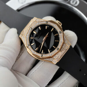 Đồng hồ Hublot chế tác đính full kim cương Moissanite Orlinski King Gold HBF 40mm (9)