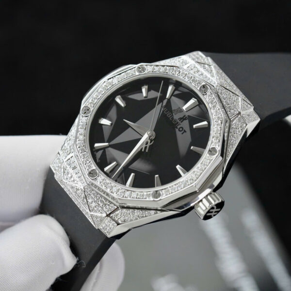 Đồng hồ Hublot chế tác đính full kim cương Moissanite Orlinski Titanium HBF 40mm (9)