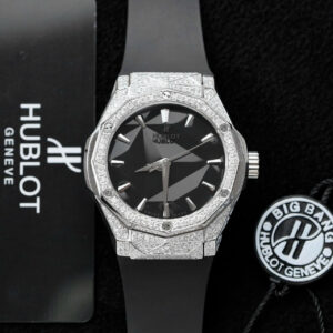 Đồng hồ Hublot chế tác đính full kim cương Moissanite Orlinski Titanium HBF 40mm (9)