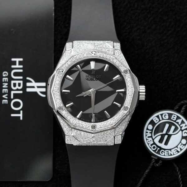 Đồng hồ Hublot chế tác đính full kim cương Moissanite Orlinski Titanium HBF 40mm (9)