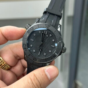 Đồng hồ Omega Rep 11 Seamaster vỏ gốm đen máy cơ Thuỵ Sỹ nhà máy VS 42mm (4)