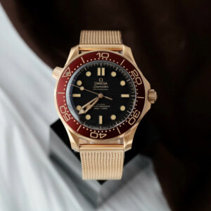 Đồng hồ Omega Seamaster Diver 300M Bronze Gold Rep 11 mạ vàng hồng xưởng VS 42mm (2)