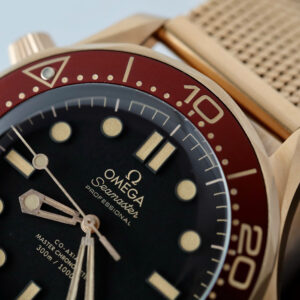 Đồng hồ Omega Seamaster Diver 300M Bronze Gold Rep 11 mạ vàng hồng xưởng VS 42mm (2)