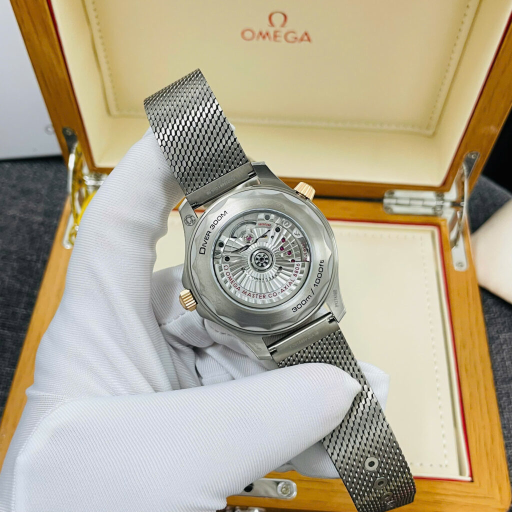 Đồng hồ Omega Seamaster Diver 300M Replica 11 mặt xanh nhà máy VS 42mm (2)