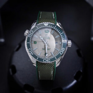 Đồng hồ Omega Seamaster nam xanh green máy nhật giá rẻ fake cao cấp 42mm