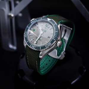 Đồng hồ Omega Seamaster nam xanh green máy nhật giá rẻ fake cao cấp 42mm