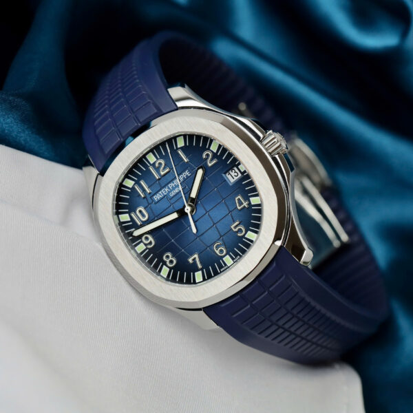 Đồng hồ Patek Philippe Aquanaut 5167 Fake 1 1 màu xanh blue xưởng PPF 40mm (2)