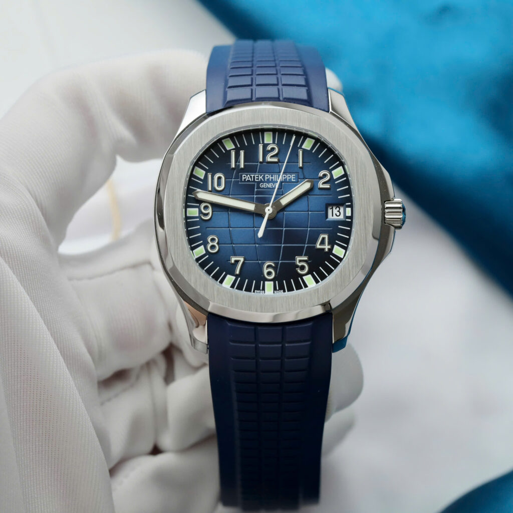 Đồng hồ Patek Philippe Aquanaut 5167 Fake 1 1 màu xanh blue xưởng PPF 40mm (2)