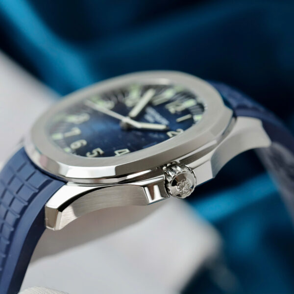 Đồng hồ Patek Philippe Aquanaut 5167 Fake 1 1 màu xanh blue xưởng PPF 40mm (2)