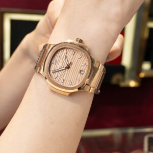 Đồng hồ Patek Philippe Rep 11 Nautilus 7118 mạ vàng hồng xưởng 3K 35 (2)