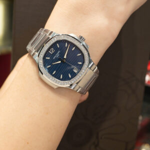 Đồng hồ Patek Philippe Replica 11 Nautilus 7118 mặt xanh blue viền đính đá xưởng 3K 35 (2)