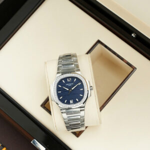 Đồng hồ Patek Philippe Replica 11 Nautilus 7118 mặt xanh blue viền đính đá xưởng 3K 35 (2)