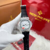 Đồng hồ Patek Phillippe 5722 nam dây da đính đá niềng fake cao cấp 40mm